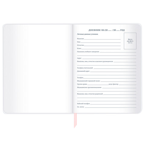 Дневник 1-11 класс 48 л., кожзам (гибкая), термотиснение, фольга, BRAUBERG, «Пушистики»