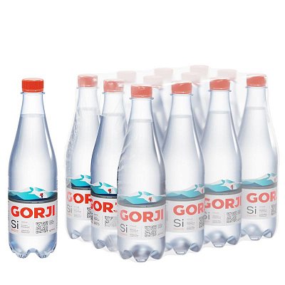 Вода минеральная Gorji природ. газ. 0.5л ПЭТ 12шт/уп