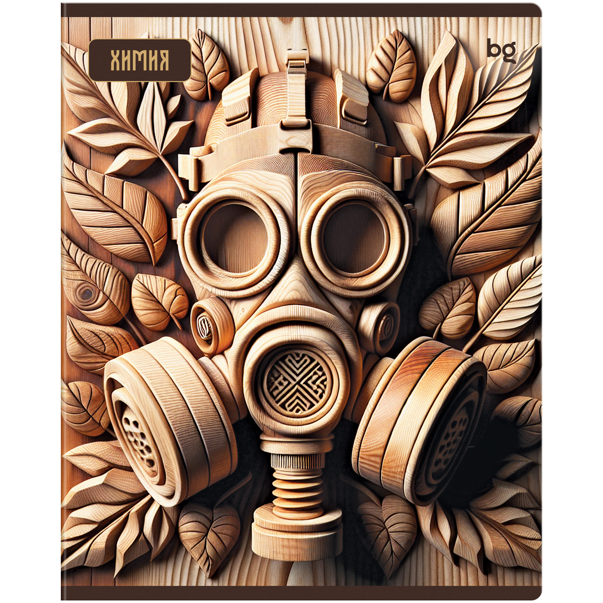 превью Тетрадь предметная 48л. BG «Дерево знаний» - Химия, soft-touch ламинация