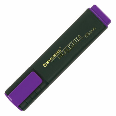 Текстовыделитель BRAUBERG «ORIGINAL», ФИОЛЕТОВЫЙ, линия 1-5 мм