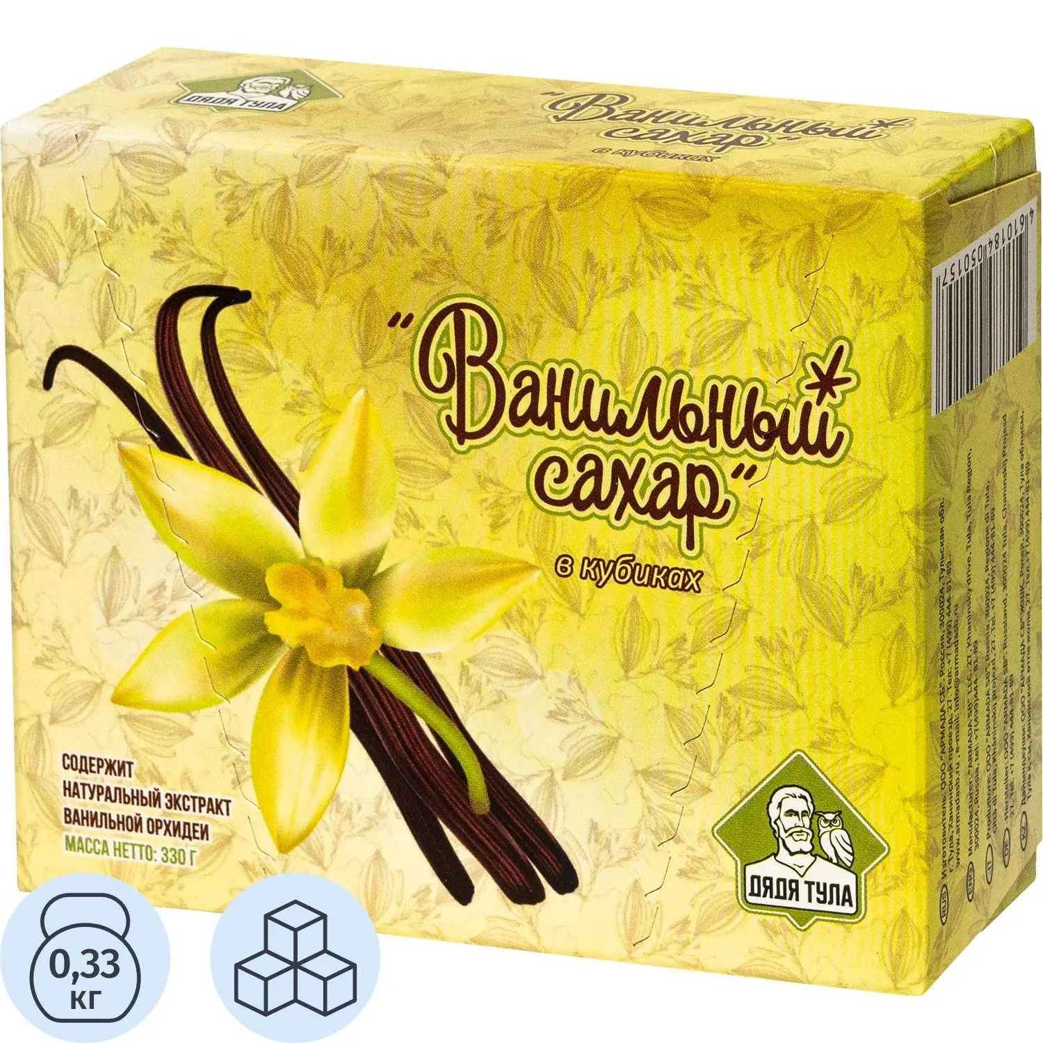 превью Сахар кусковой Дядя Тула с ванилью, 330г