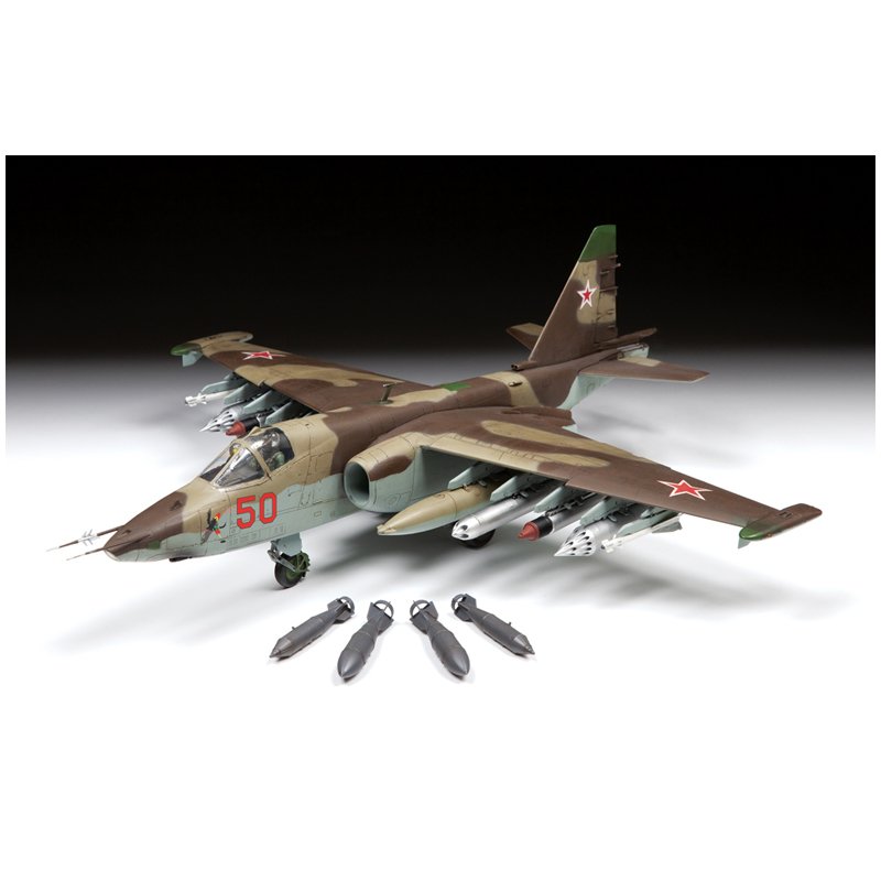 Модель для сборки ZVEZDA «Советский штурмовик СУ-25», картонная коробка