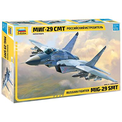 Модель для склеивания САМОЛЕТ Истребитель российский палубный МиГ-29 СМТ, масштаб 1:72, ЗВЕЗДА, 7309