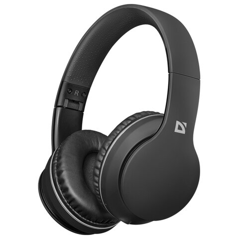 Наушники с микрофоном (гарнитура) DEFENDER FreeMotion B580, беспроводные, с оголовьем, чёрные