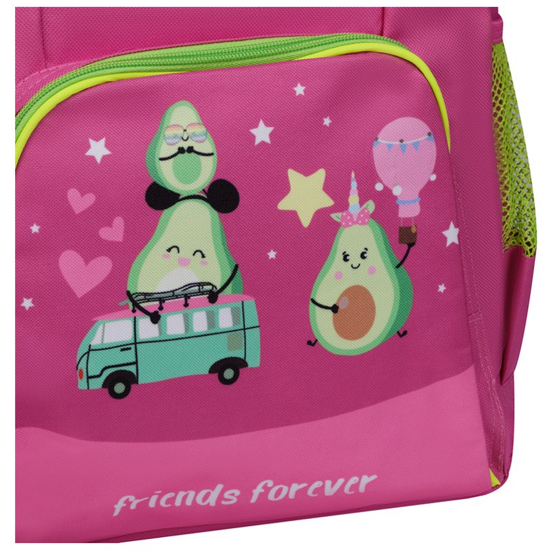 Рюкзак ArtSpace School «Avocado», 44×31×16см, 1 отделение, 4 кармана, уплотненная спинка