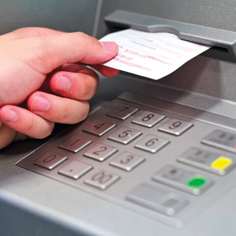 Чековая лента ТЕРМОБУМАГА 80 мм (диаметр 180 мм, длина 340 м, втулка 26 мм) слой наружу, AKZENT