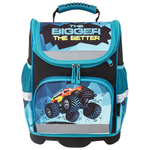 Ранец ЮНЛАНДИЯ WISE для начальной школыMonster-truck37×29х15 см229948