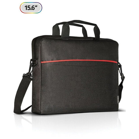 Сумка для ноутбука DEFENDER LITE 15.6", нейлон, черная с карманом, 26083
