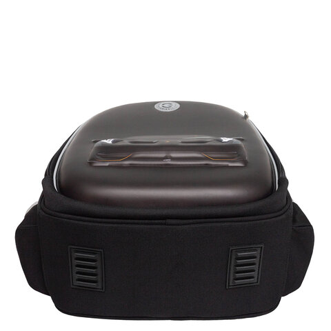 Ранец GRIZZLY анатомическая спинка, c бейджем, для мальчиков, «BLACK CAR», 36×28х20 см