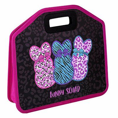 Папка-сумка ЮНЛАНДИЯ, 1 отделение, фетровые ручки, 34×30х11 см, Bunny squad