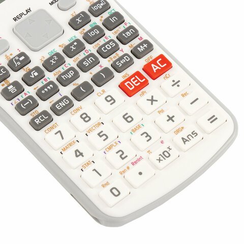 Калькулятор инженерный двухстрочный BRAUBERG SC-880-N (165×84 мм), 417 функций, 10+2 разрядов, БЕЛЫЙ