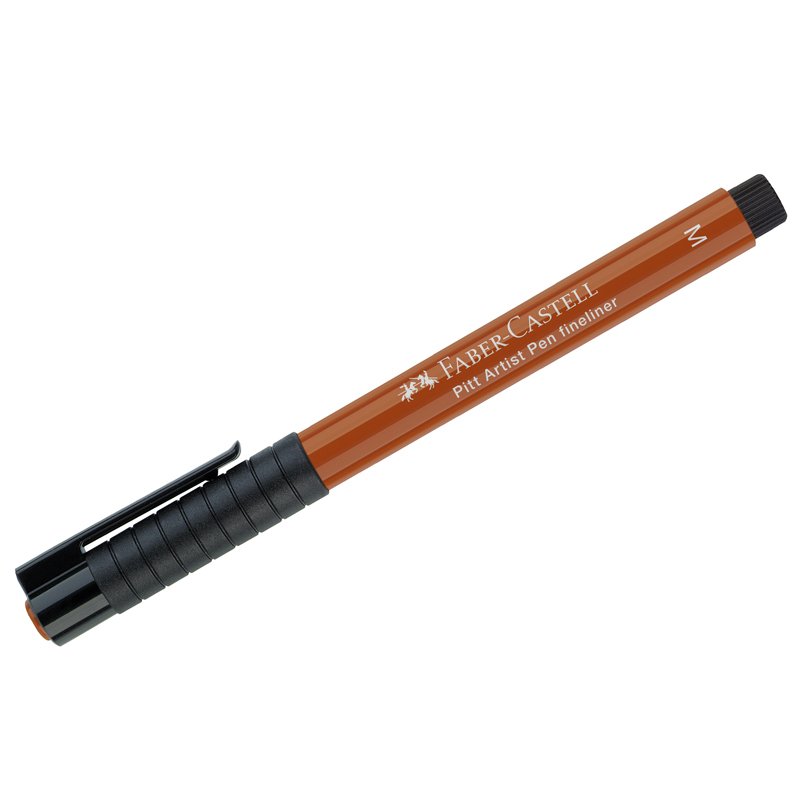 Ручка капиллярная Faber-Castell «Pitt Artist Pen Fineliner M» сангина, 0.7мм
