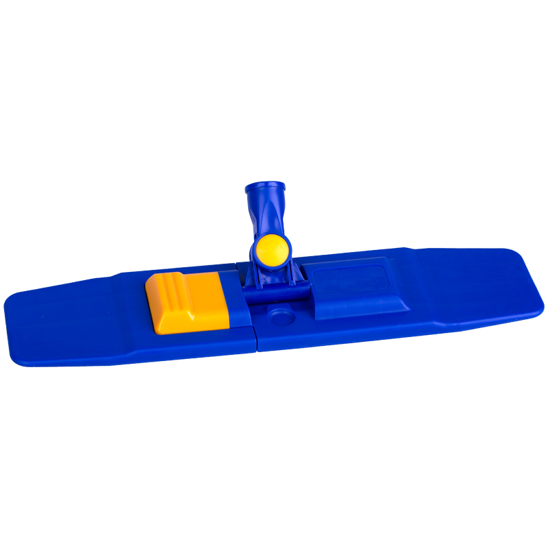 Швабра OfficeClean Professional, телеск. ручка, пласт. держ.40см, насадка МОП микрофибра/абразив(карман)