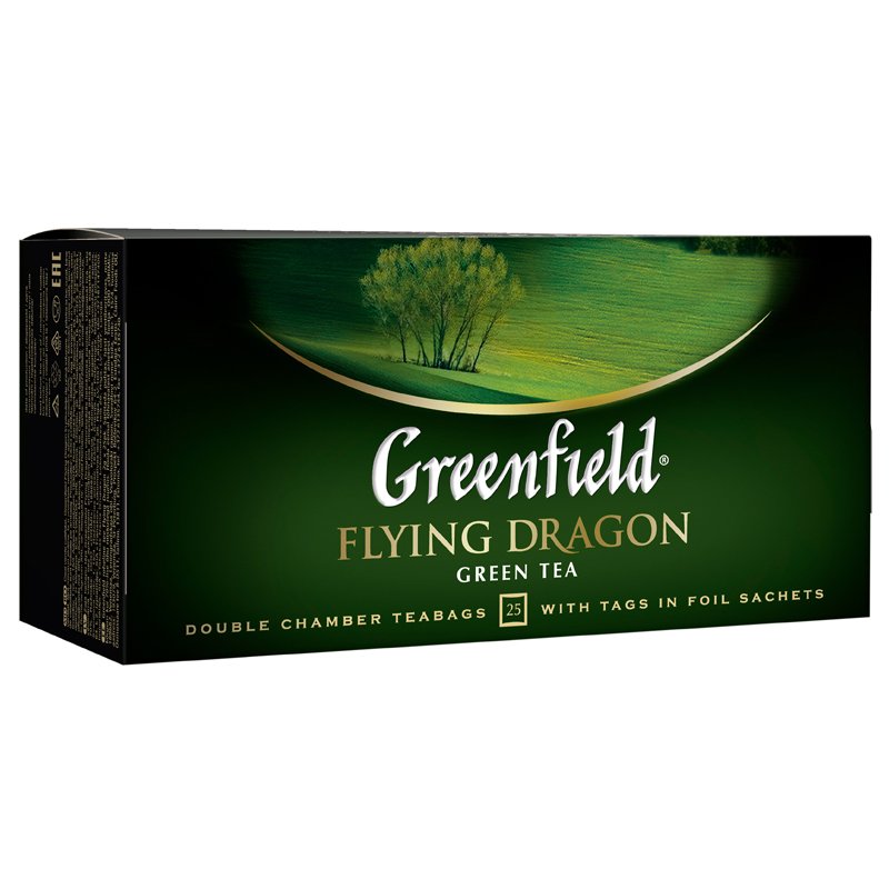 Чай зеленый Greenfield Flying Dragon (25 пакетиков в упаковке)