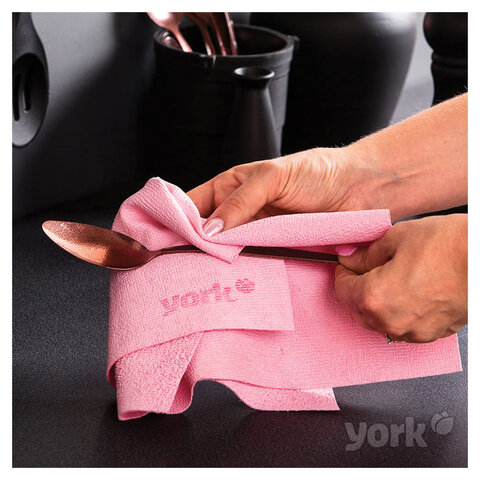Салфетка из PVA губчатая микрофибры, 30×35см, СУПЕРВПИТЫВАЮЩАЯ, Long Fresh, YORK