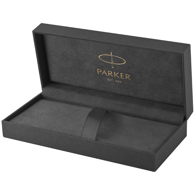 Ручка-роллер Parker «Sonnet Sand Blasted Metal&Red Lacquer» черная, 0.8мм, подар. уп. 