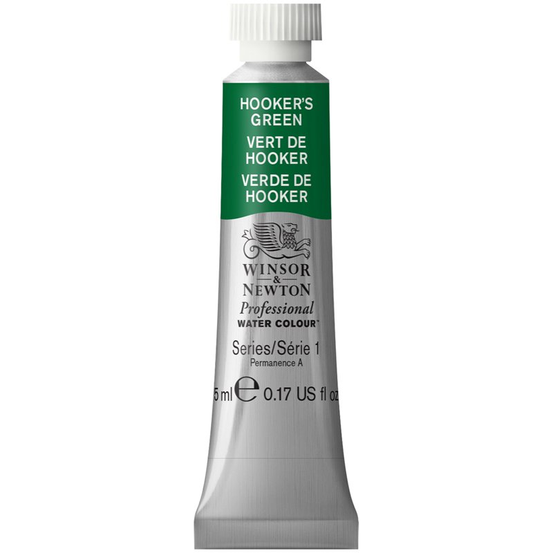 превью Акварель художественная Winsor&Newton «Professional», 5мл, туба, зеленый Хукера