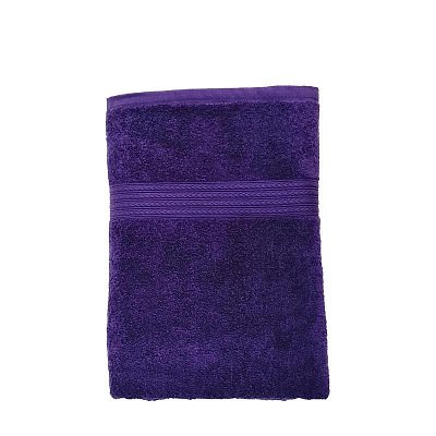 Полотенце махровое 50×90 см 400 г/кв. м фиолетовое
