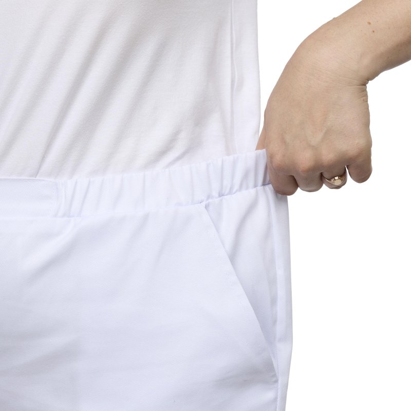 Брюки для пищевого производства ун. у17-БР ХАССП белые (48-50)170-176