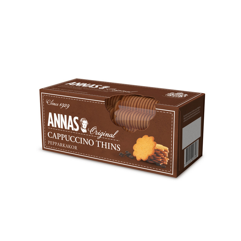 Печенье Annas Cappuccino Thins тонкое со вкусом капучино 150 г