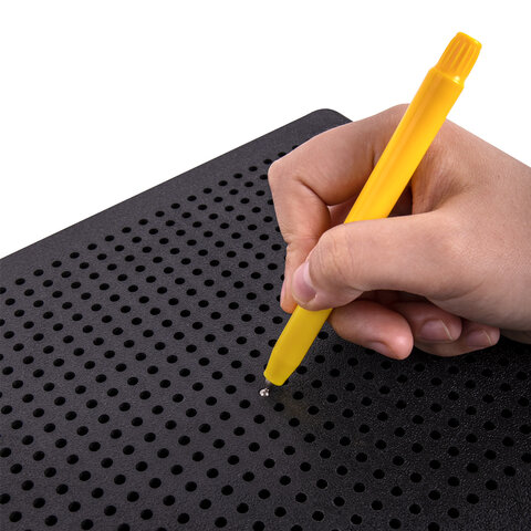 Магнитный планшет доска MAGPAD MAX для рисования 25×28 см, 713 шариков, BRAUBERG KIDS