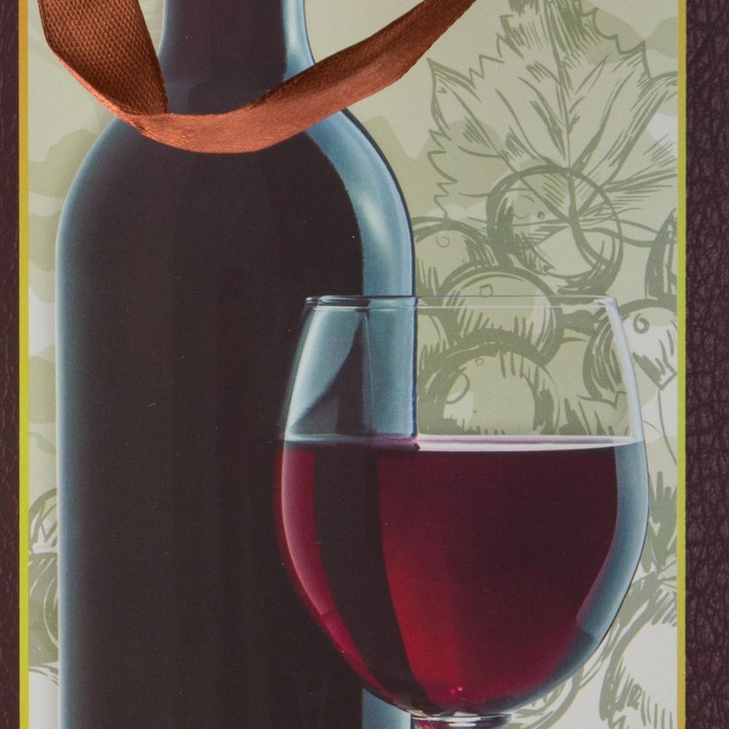 Пакет подарочный ламин. для бутылки, Вино, 12×36х9см, GBT011