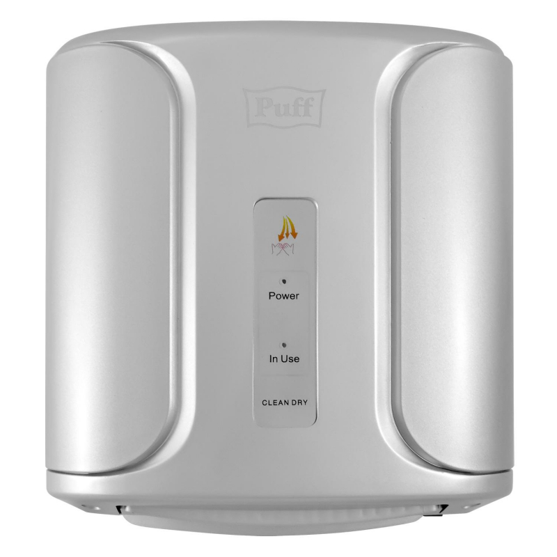 Сушилка для рук электрическая Puff 8806C сенсорная серебристая