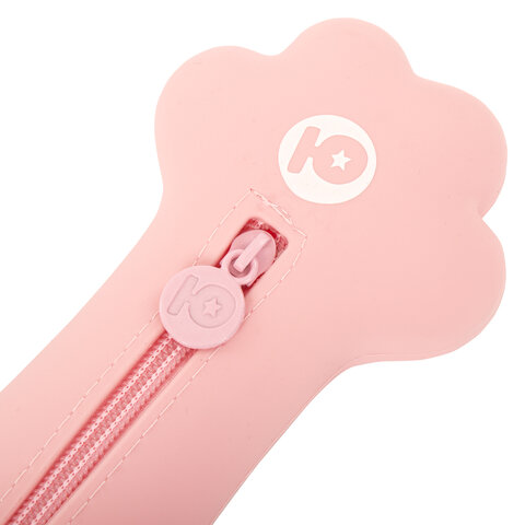 Пенал-косметичка ЮНЛАНДИЯ на молниисиликон«Paw Pink»розовый20×7 см270057