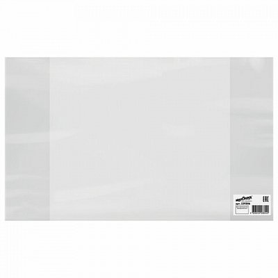 Обложка ПВХ для тетрадей и дневников, ЮНЛАНДИЯ, 120 мкм, 210×350 мм, штрих-код, 229306
