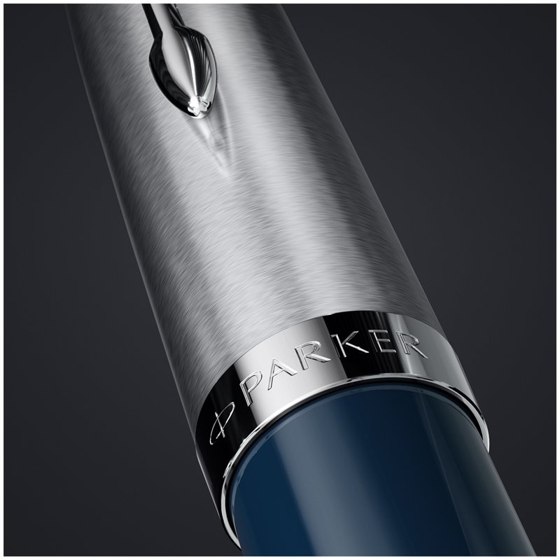 Ручка шариковая Parker «51 Midnight Blue CT», черная, 1.0мм, поворот., подарочная упаковка