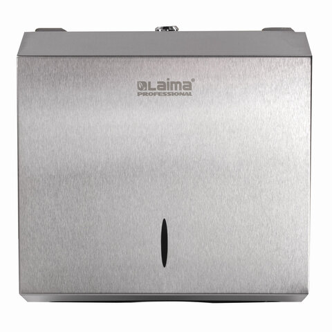 Диспенсер для полотенец LAIMA PROFESSIONAL INOX, (Система H3), V (ZZ), нержавеющая сталь, матовый, 605696