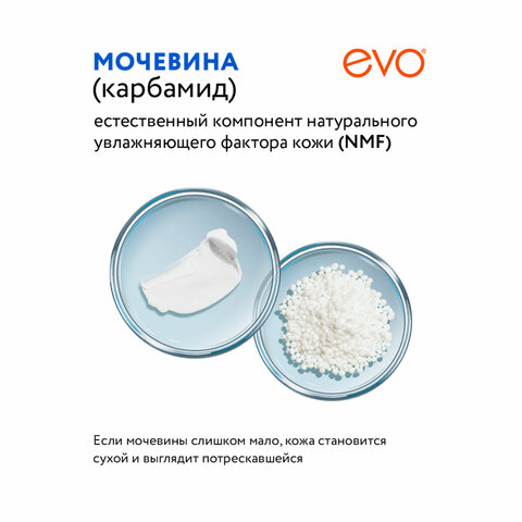 Крем для ног с мочевиной 10%, 50 мл, EVO, интенсивное увлажнение