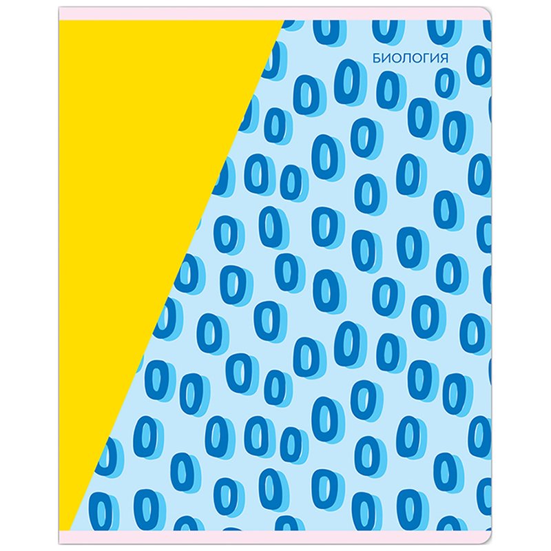 превью Тетрадь предметная 48л. MESHU «Bright splash» - Биология, матовая ламинация, выборочный УФ-лак