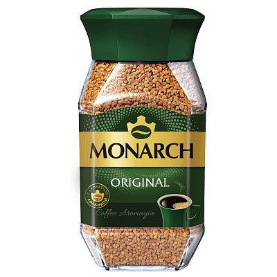 Кофе растворимый Monarch Original, сублимированный, стеклянная банка, 95г