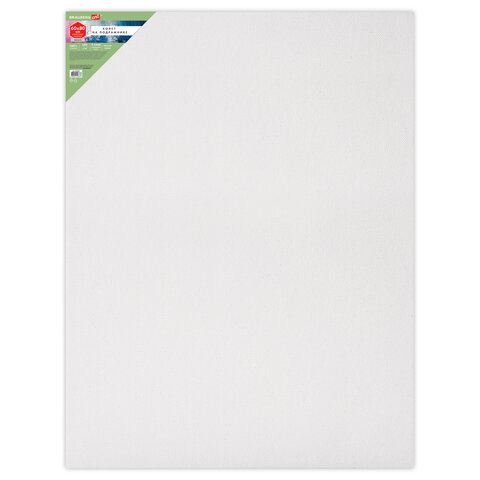 превью Холст на подрамнике BRAUBERG ART BASIC, 60×80 см, 280 г/м2, хлопок, мелкое зерно, грунт