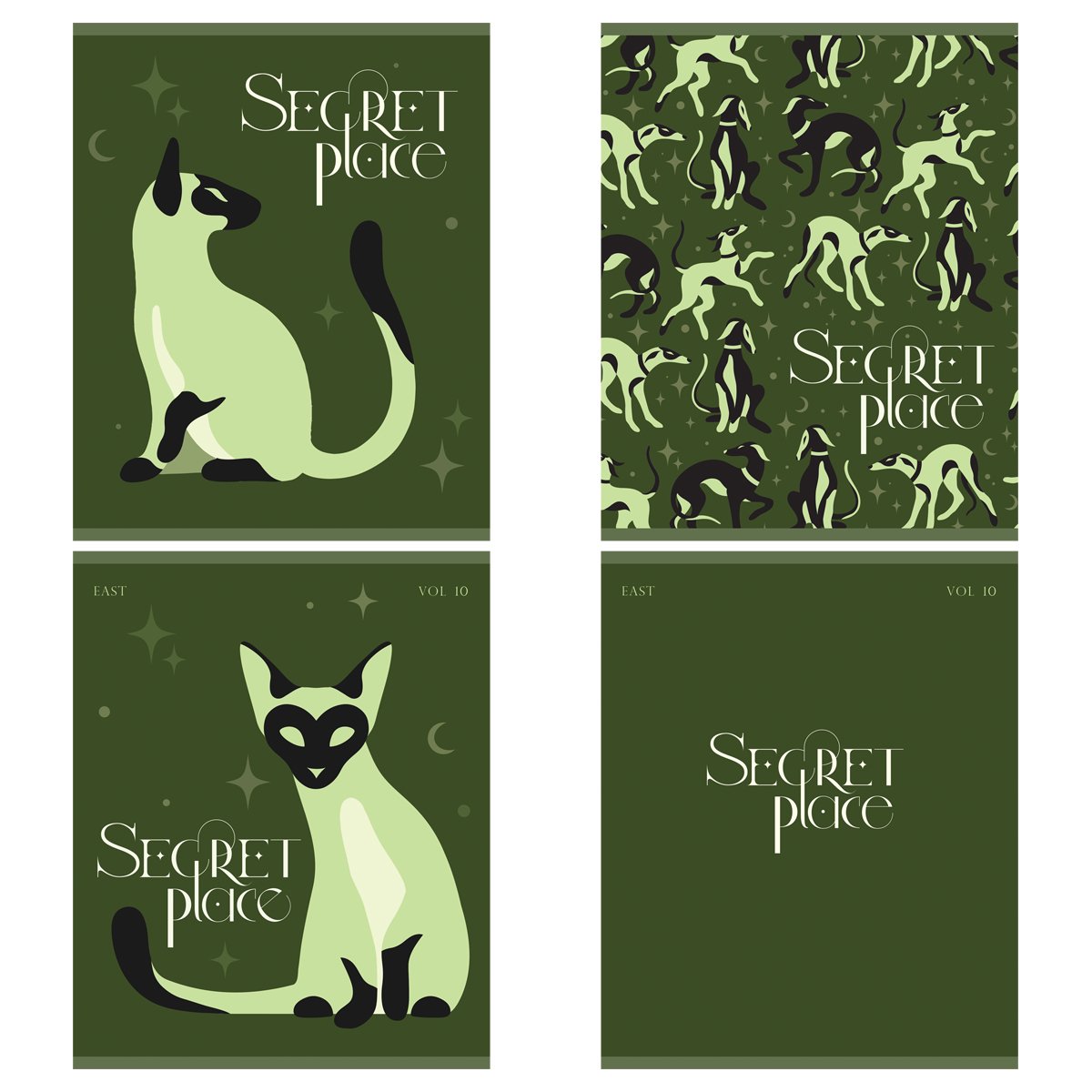 превью Тетрадь 48л., А5, клетка BG «Secret Place», матовая ламинация, тиснение фольгой