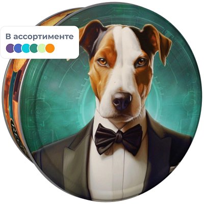 Печенье Regnum Джентльмены сдобное с сахарной обсыпкой ж/б 150г МС-6-83