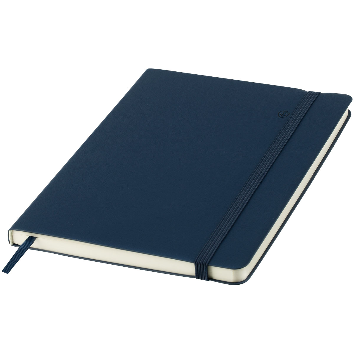 Записная книжка А5 96л. ЛАЙТ, кожзам, Greenwich Line «Classic. Dark blue», с резинкой, блок без линовки