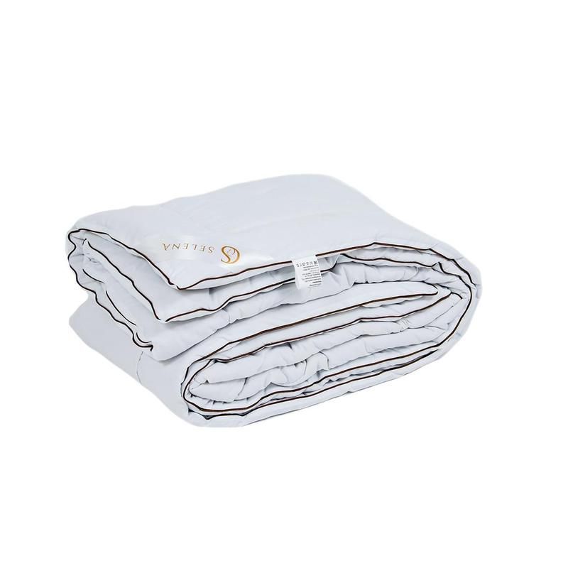 превью Одеяло Селена Gold line 200×215 см полиэфирное волокно-верблюжья шерсть/микрофибра