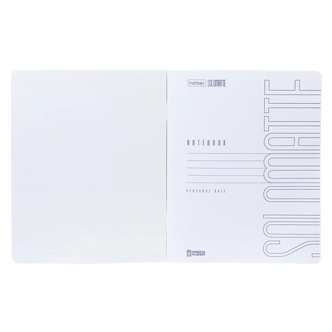 Тетрадь А5 96 л., HATBER, скоба, клетка, Soft-touch ламинация, SoloMatte «Сапфир», 092748