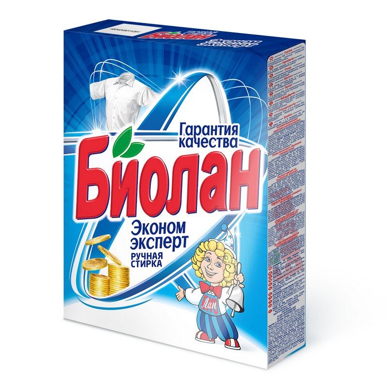 Стиральный порошок для ручной стирки 350 г, БИОЛАН «Эконом Эксперт» (Нэфис Косметикс)