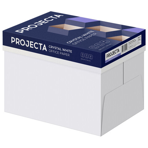 Бумага офисная БОЛЬШОГО ФОРМАТА (297×420)А380 г/м2500 л. марка ВPROJECTAРоссия162% (CIE)
