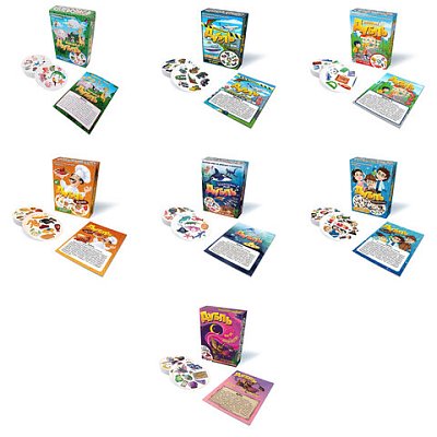 Игра настольная ДУБЛЬ 57 карточек, АССОРТИ 7 сюжетов, НИ, 67899