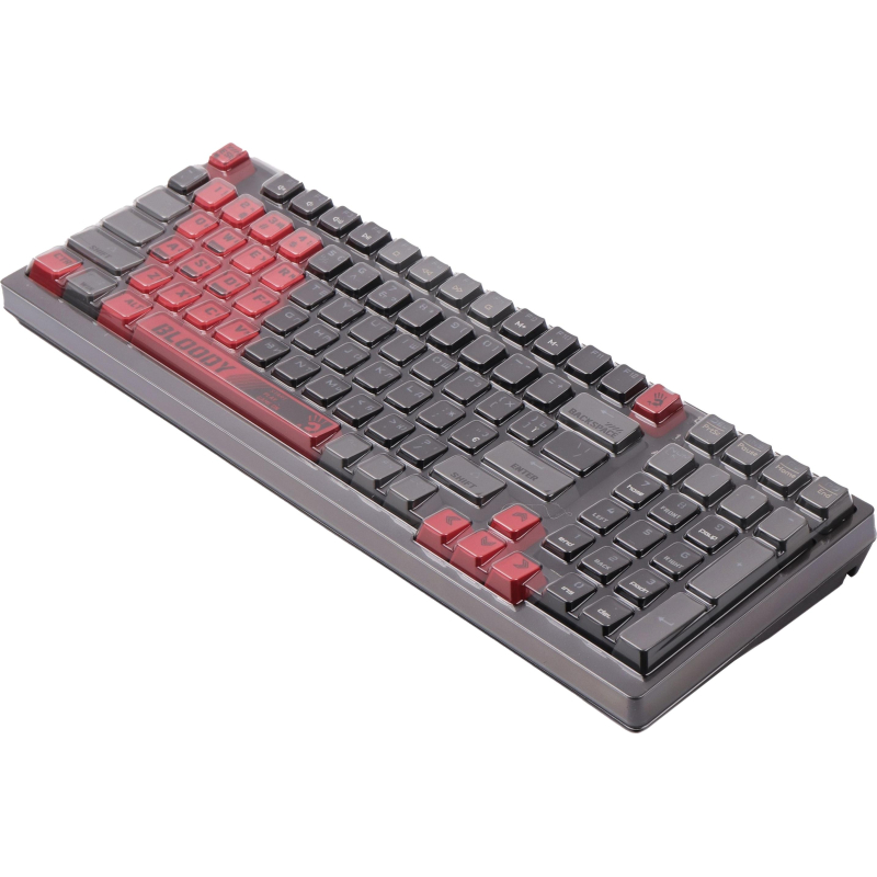 Клавиатура A4Tech Bloody(S98 SPORTS RED BLMS RED PLUS)мех. кр/чер USBgam. LED