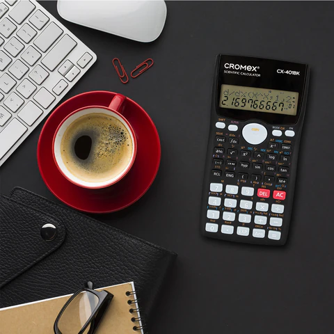 Калькулятор инженерный CROMEX (КРОМЕКС) CX-401BK (155×80 мм), 401 функция, 10+2 разрядов, черный, 273833