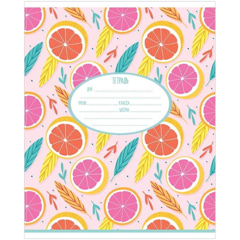 Тетрадь 12л., косая линия ArtSpace «Узоры. Sweet pattern», эконом