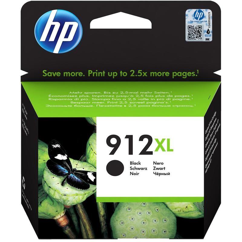 превью Картридж струйный HP 912XL 3YL84AE черный повышенной емкости для OfficeJet 801x/802x