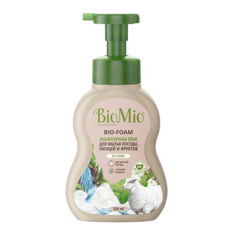 превью Средство для мытья посуды BioMio Bio-Foam пена 350 мл