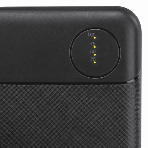 Аккумулятор внешний 10000 mAh SONNEN POWERBANK K701PD БЫСТРАЯ ЗАРЯДКА, 2USB, литий-полимер