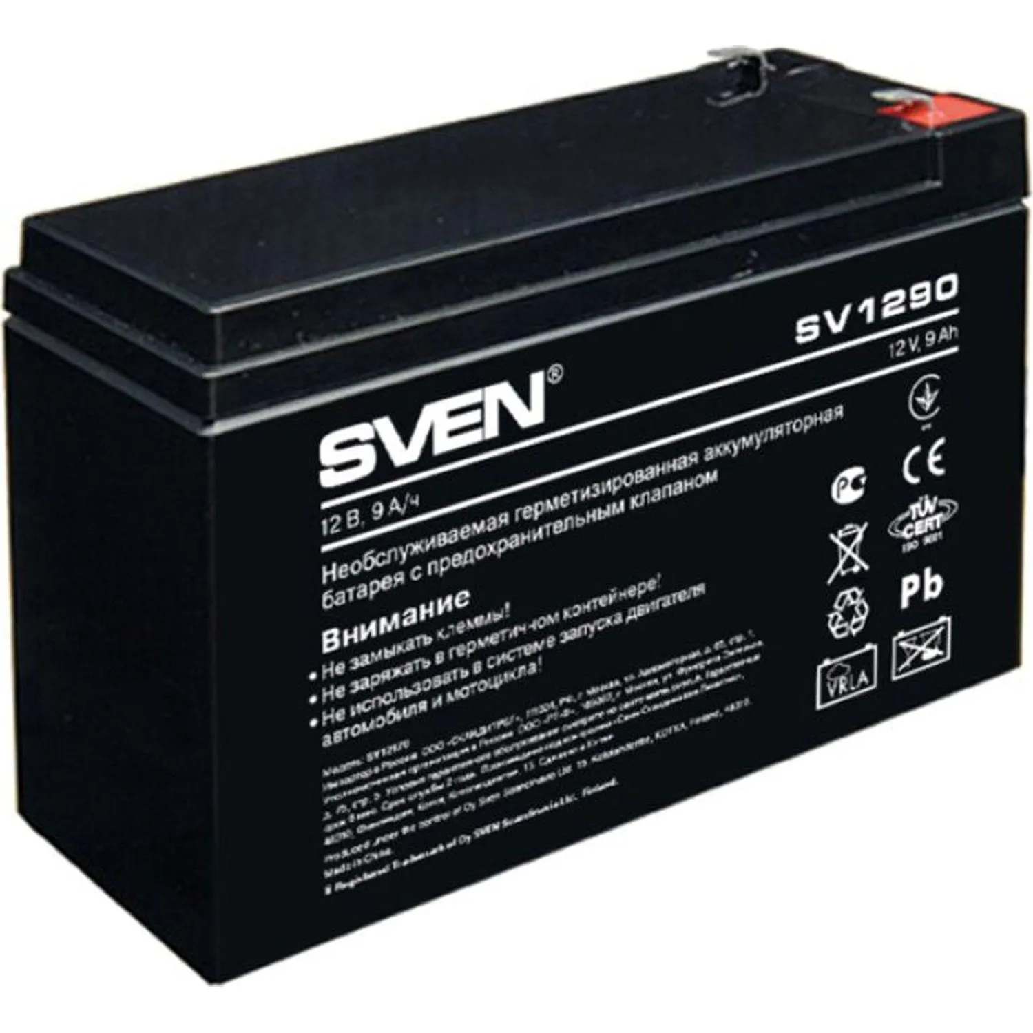 превью Батарея для ИБП Sven SV 1290 12 В 9 Ач